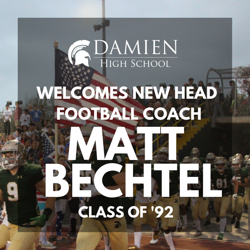 Damien names Matt Bechtel Head Football Coach