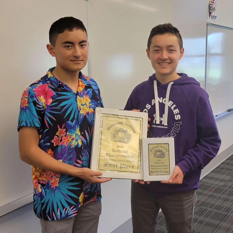 Freshmen capture First Year Policy Debate National Title!